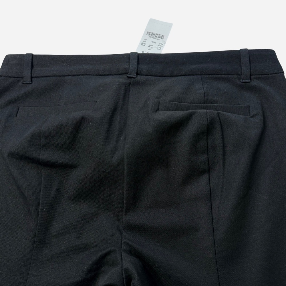 J By J. Crew Mid-Rise Straight Leg Pant Black Womens 8 - Picture 7 of 12